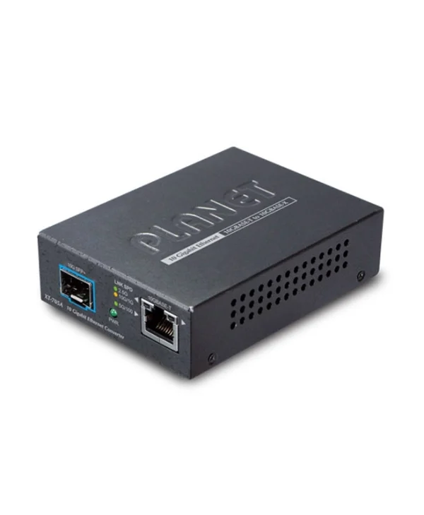 Planet Technology 10G/5G/2.5G/1G/100M Copper to 10GBASE-X SFP+ Media Converter 1τμχ XT-705A XT-705A