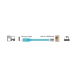 DeLock Μετατροπέας USB-C male σε male Μπλε 1τμχ 63914 63914 - Image 3