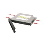 Icy Dock ToughArmor Rugged Full Metal 2-Bay 2.5 Inch SAS/SATA HDD/SSD Backplane Cage with Slim ODD Tray and Locking Trays for External 5.25 Inch Bay Μαύρο MB994IKO-3SB MB994IKO-3SB - Image 2