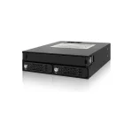 Icy Dock ToughArmor Rugged Full Metal 2-Bay 2.5 Inch SAS/SATA HDD/SSD Backplane Cage with Slim ODD Tray and Locking Trays for External 5.25 Inch Bay Μαύρο MB994IKO-3SB MB994IKO-3SB - Image 3