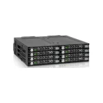 Icy Dock ToughArmor Πλαίσιο Για Σκληρούς Δίσκους Backplane IcyDock 8x6,3cm SATAI-III in 1x5,25" keylocks Μαύρο MB998SK-B MB998SK-B