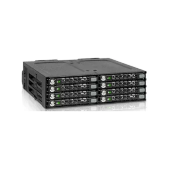 Icy Dock ToughArmor Πλαίσιο Για Σκληρούς Δίσκους Backplane IcyDock 8x6,3cm SATAI-III in 1x5,25" keylocks Μαύρο MB998SK-B MB998SK-B