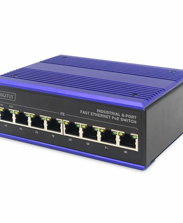 Digitus DN-650108 Unmanaged L2 PoE Switch με 8 Θύρες Gigabit (1Gbps) Ethernet και 8 SFP Θύρες DN-650108