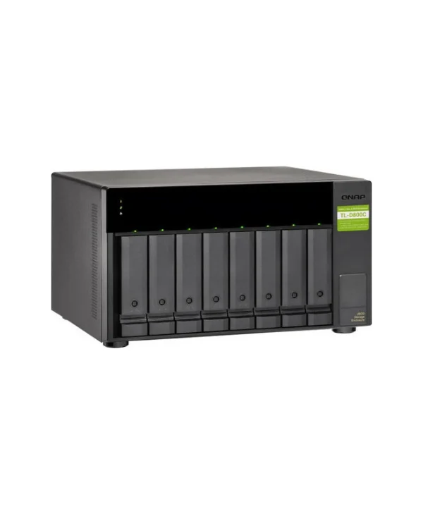 QNap TL-D800C (USB) Θήκη για 8 Σκληρούς Δίσκους 3.5" SATA III με σύνδεση Type-C TL-D800C