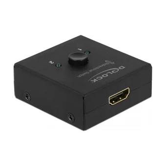 DeLock HDMI 2 - 1 Switch bidirectional 4K 60 Hz compact 64072 64072
