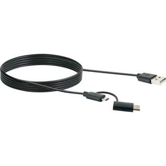 Schwaiger Μετατροπέας USB-A / USB-C male σε USB-A / USB-C female 1τμχ CK3112533 CK3112533