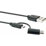 Schwaiger Μετατροπέας USB-A / USB-C male σε USB-A / USB-C female 1τμχ CK3112533 CK3112533 - Image 2