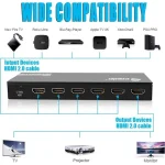 Equip 5x1 2.0 4K/60Hz HDMI Switch 332726 332726 - Image 3