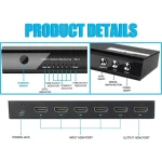 Equip 5x1 2.0 4K/60Hz HDMI Switch 332726 332726 - Image 4