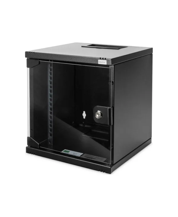 Digitus Επιτοίχια Καμπίνα Rack 6U 31.2x30x33cm Μαύρο DN-10-06U-B DN-10-06U-B