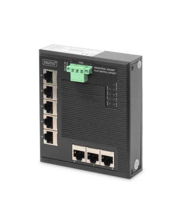Digitus DN-651127 Unmanaged L2 Switch με 8 Θύρες Gigabit (1Gbps) Ethernet DN-651127