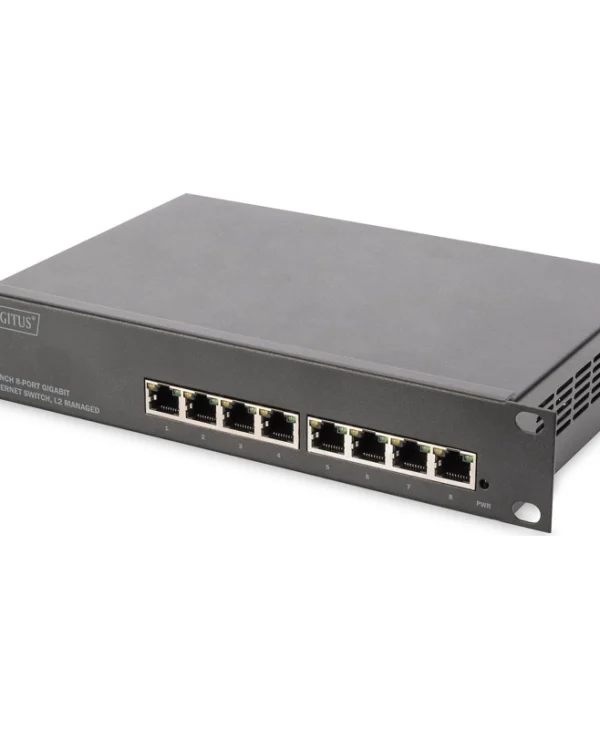 Digitus DN-80117 Managed L2 Switch με 8 Θύρες Ethernet DN-80117