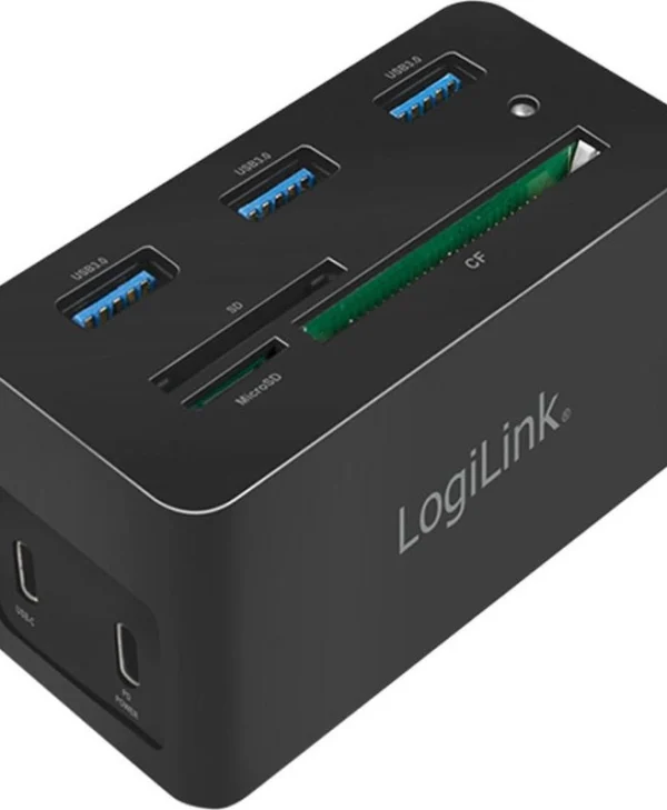LogiLink USB-C Docking Station με HDMI 4K PD Ethernet Μαύρο (UA0370) UA0370