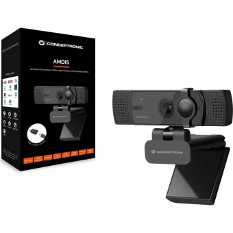 Conceptronic AMDIS08B Web Camera 4K με Autofocus AMDIS08B