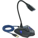 DeLock 66330 Μικρόφωνο Επιτραπέζιο σε Μπλε Χρώμα 66330