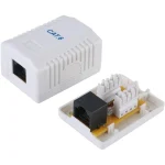 Equip Μονή Εξωτερική Πρίζα Δικτύου RJ45 Τύπου Cat6 σε Λευκό Χρώμα 235213 235213 - Image 2