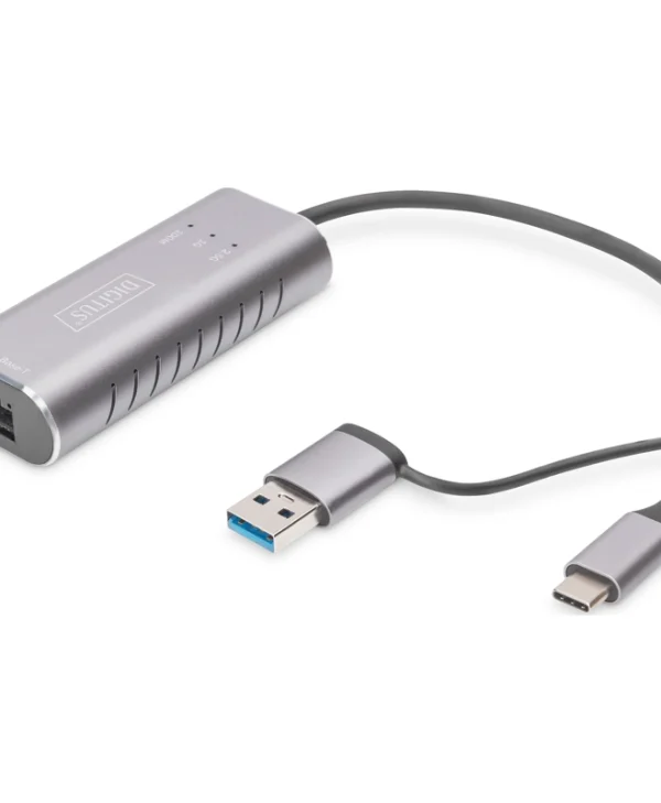 Digitus DN-3028 USB-C Αντάπτορας Δικτύου για Ενσύρματη σύνδεση Gigabit Ethernet DN-3028