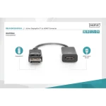 Digitus Μετατροπέας DisplayPort male σε HDMI female (DB-340415-002-S) DB-340415-002-S - Image 6