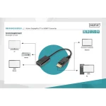 Digitus Μετατροπέας DisplayPort male σε HDMI female (DB-340415-002-S) DB-340415-002-S - Image 8