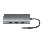 LogiLink USB-C Docking Station με HDMI 4K PD Ethernet και συνδεση 2 Οθονών Ασημί (UA0383) UA0383 - Image 4