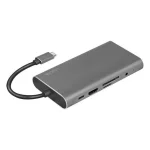 LogiLink USB-C Docking Station με HDMI 4K PD Ethernet και συνδεση 2 Οθονών Ασημί (UA0383) UA0383 - Image 5