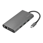 LogiLink USB-C Docking Station με HDMI 4K PD Ethernet και συνδεση 2 Οθονών Ασημί (UA0383) UA0383 - Image 6