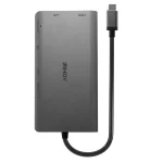 Lindy USB-C Docking Station με HDMI/DisplayPort 4K PD Ethernet και συνδεση 2 Οθονών Γκρι (43323) 43323 - Image 3