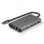 Lindy USB-C Docking Station με HDMI/DisplayPort 4K PD Ethernet και συνδεση 2 Οθονών Γκρι (43323) 43323 - Image 6