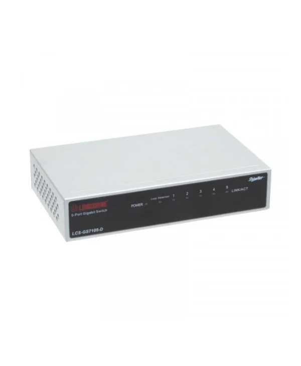 Longshine LCS-GS7105-E Unmanaged L2 Switch με 5 Θύρες Gigabit (1Gbps) Ethernet LCS-GS7105-E