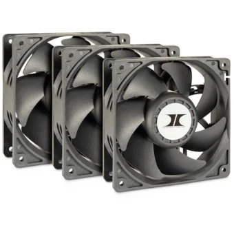 Inter-Tech 88887368 Case Fan 120mm με Σύνδεση 4-Pin Molex 3τμχ 88887368