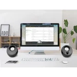 Conceptronic BJORN01B Ηχεία Υπολογιστή 2.0 με Bluetooth και Ισχύ 10W Μαύρα BJORN01B - Image 2