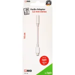 2GO Μετατροπέας Lightning male σε 3.5mm female Λευκό (797140) 797140 - Image 2