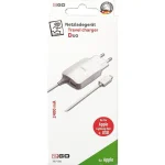 2GO Φορτιστής με Ενσωματωμένο Καλώδιο με Θύρα USB-A Lightning Λευκός (797166) 797166 - Image 2