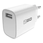 2GO Φορτιστής με Θύρα USB-A και Καλώδιο Lightning Λευκός (797253) 797253 - Image 2