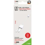 2GO Μετατροπέας Lightning male σε 3.5mm / Lightning 2x female Λευκό (797239) 797239 - Image 2