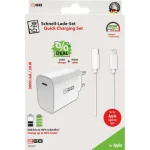 2GO Φορτιστής με Θύρα USB-C και Καλώδιο USB-C - Lightning 20W Λευκός (797277) 797277 - Image 2