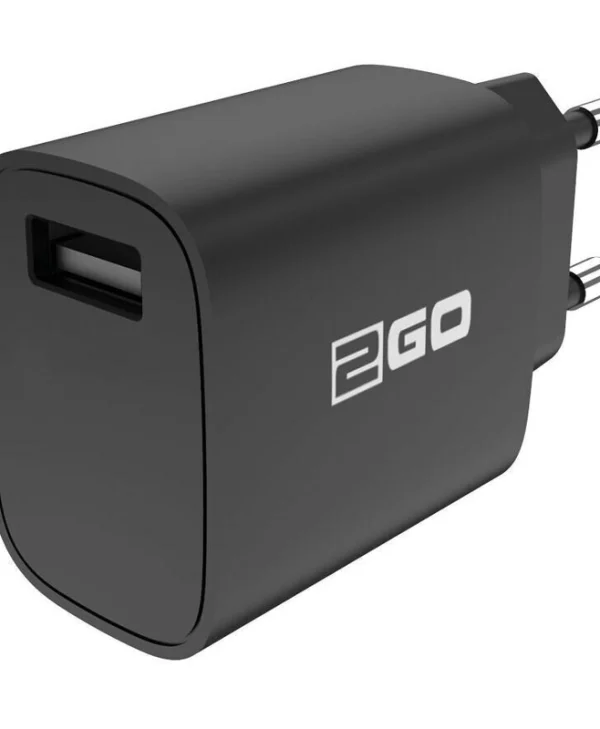 2GO Φορτιστής Χωρίς Καλώδιο με Θύρα USB-A Μαύρος (797271) 797271