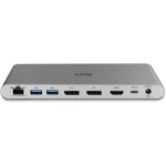 Lindy USB-C Docking Station με HDMI/DisplayPort 4K PD Ethernet Ασημί (43349) 43349 - Image 2