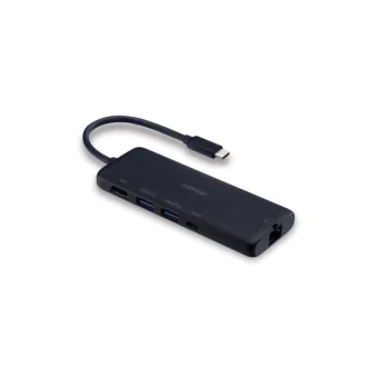 Lindy USB-C Docking Station με HDMI 4K PD Ethernet Μαύρο (43358) 43358