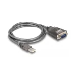DeLock 61400 Καλώδιο RS232 9-pin male σε USB-A 1m 61400