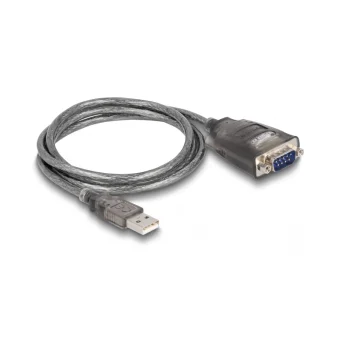 DeLock 61400 Καλώδιο RS232 9-pin male σε USB-A 1m 61400