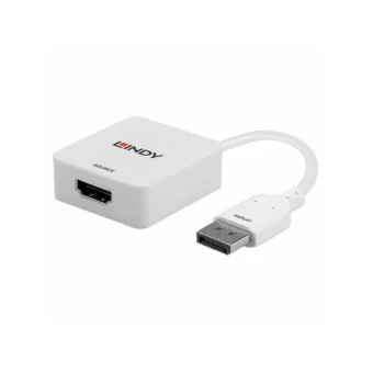 Lindy Μετατροπέας DisplayPort male σε HDMI female Λευκό (38303) 38303