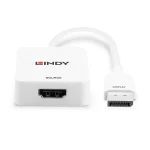 Lindy Μετατροπέας DisplayPort male σε HDMI female Λευκό (38303) 38303 - Image 3