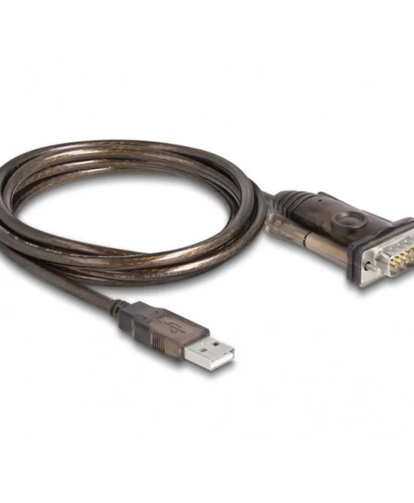 DeLock Καλώδιο RS232 9-pin male σε USB-A 1.5m (62646) 1τμχ 62646