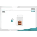 Digitus Βάση Φόρτισης με 2 Θύρες USB-A 15W σε Λευκό χρώμα (DA-10061) DA-10061 - Image 5