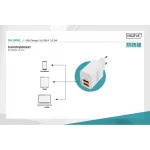 Digitus Βάση Φόρτισης με 2 Θύρες USB-A 15W σε Λευκό χρώμα (DA-10061) DA-10061 - Image 6
