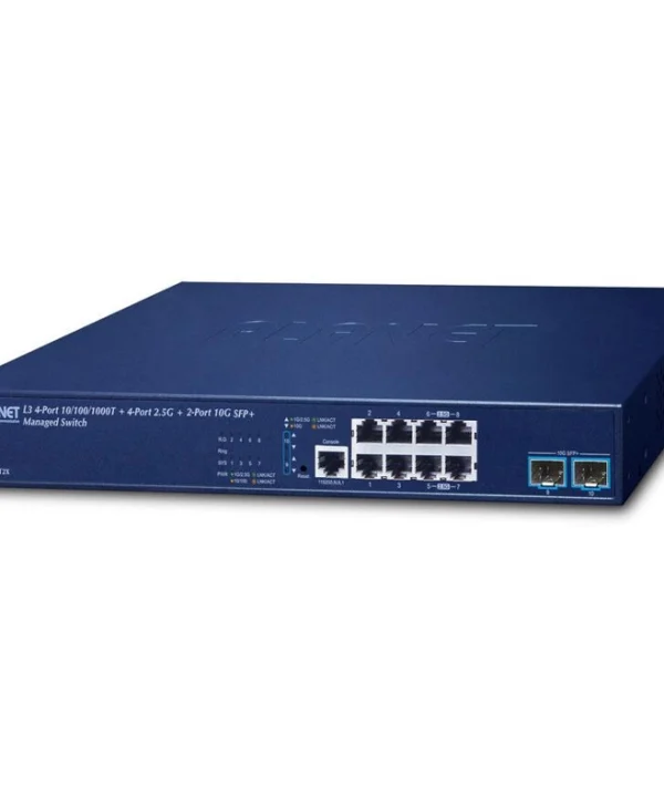 Planet Technology MGS-6320-8T2X Managed L3 Switch με 8 Θύρες Gigabit (1Gbps) Ethernet και 2 SFP Θύρες MGS-6320-8T2X