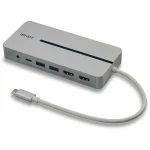Lindy USB-C Docking Station με HDMI 4K PD Ethernet και συνδεση 2 Οθονών Γκρι (43360) 43360 - Image 2