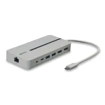 Lindy USB-C Docking Station με HDMI 4K PD Ethernet και συνδεση 2 Οθονών Γκρι (43360) 43360 - Image 3