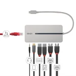 Lindy USB-C Docking Station με HDMI 4K PD Ethernet και συνδεση 2 Οθονών Γκρι (43360) 43360 - Image 4